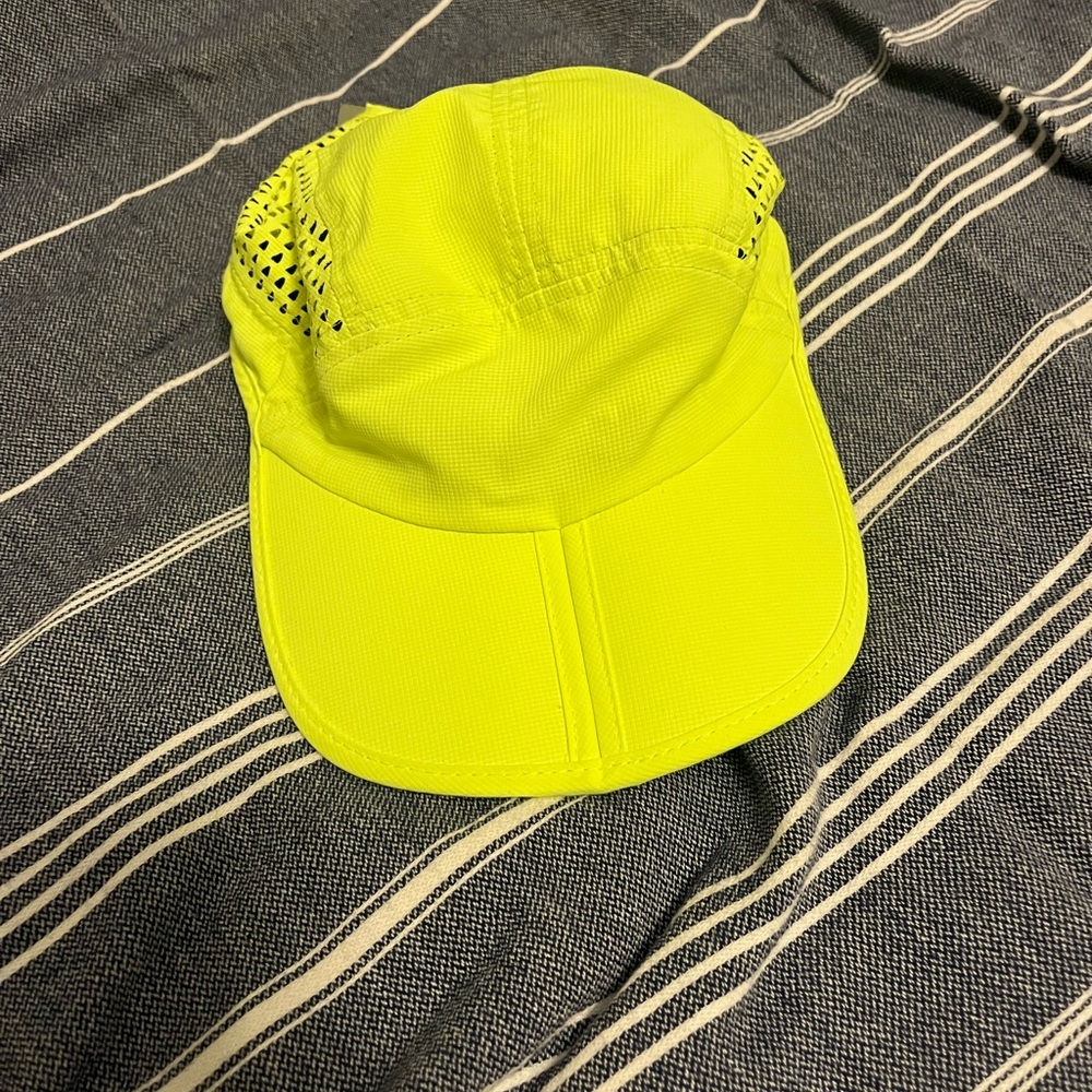 Bright Yellow Foldable Athletic Hat